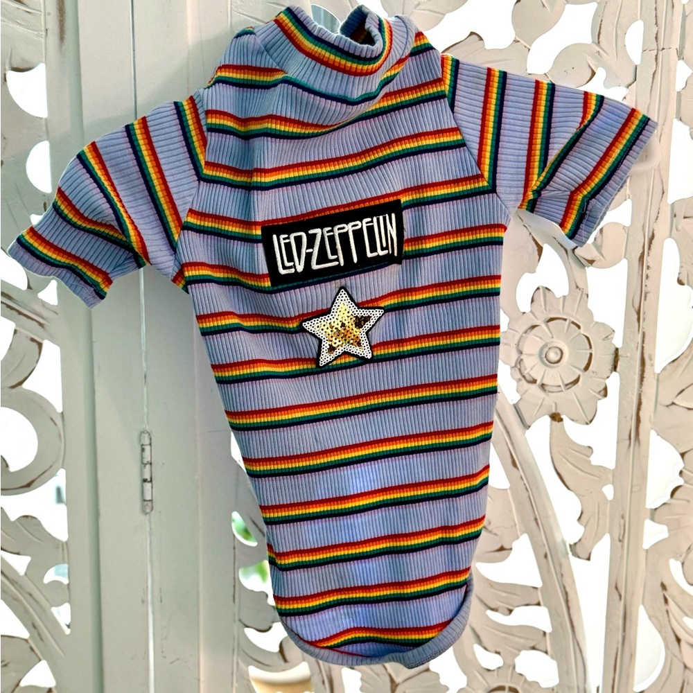 Led Zeppelin Sequin Star T   SPF 30. For pup or person!